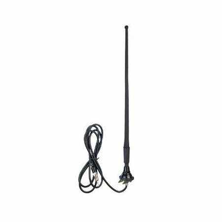 METRA ELECTRONICS Universal Top Mount Rubber Antenna, Black M59-AWUT03R